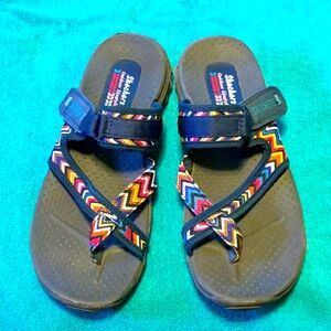 Skechers sandals Southwestern print